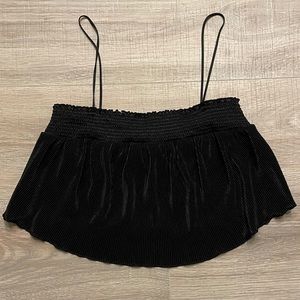 Urban Outfitters Cropped Black Tank